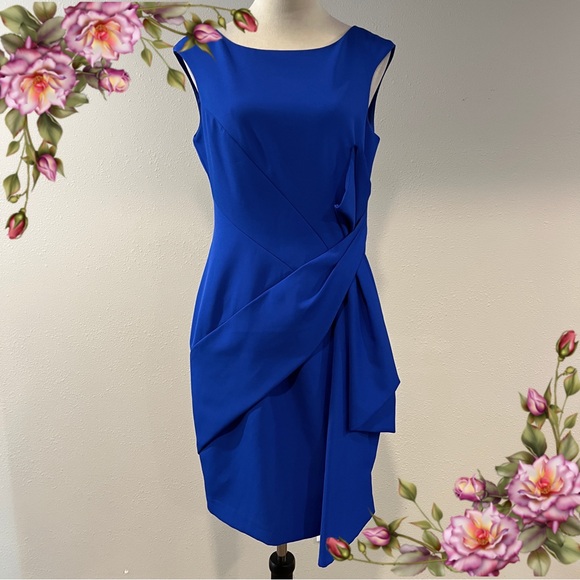 Eliza J Elegant Royal Blue Sleeveless formal Dress size 8 - Picture 1 of 12